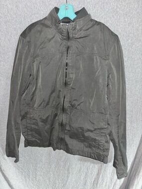 GAP Men's Dark Gray Lightweight Zip Jacket